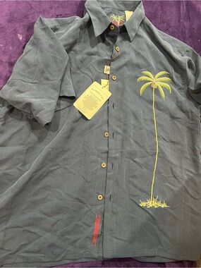 BAMBOO Cay single Palm Shirt